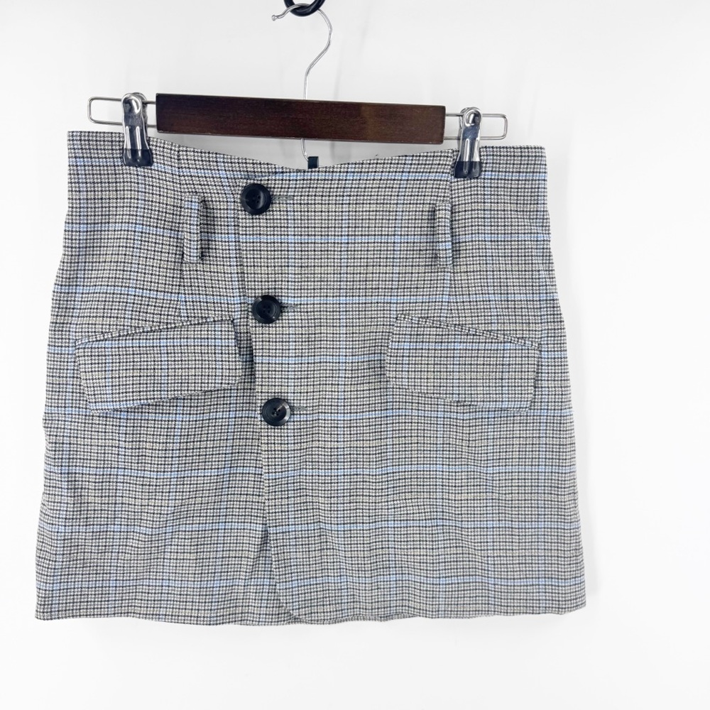 ✅ Marissa Webb Women's Black and Grey‎ Skirt Women's Skirt SIZE 6